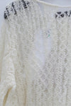 SWAYING/KNIT wool hollow pullover SW23AW1T46 white